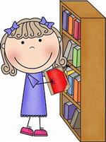 Girl at Bookshelf 